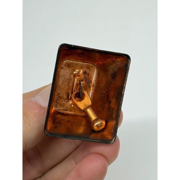 VTG 80s Copper Cowbell Rustic Farmhouse Mini Metal Bell 2" Metal Decor Timeless - Picture 3 of 5